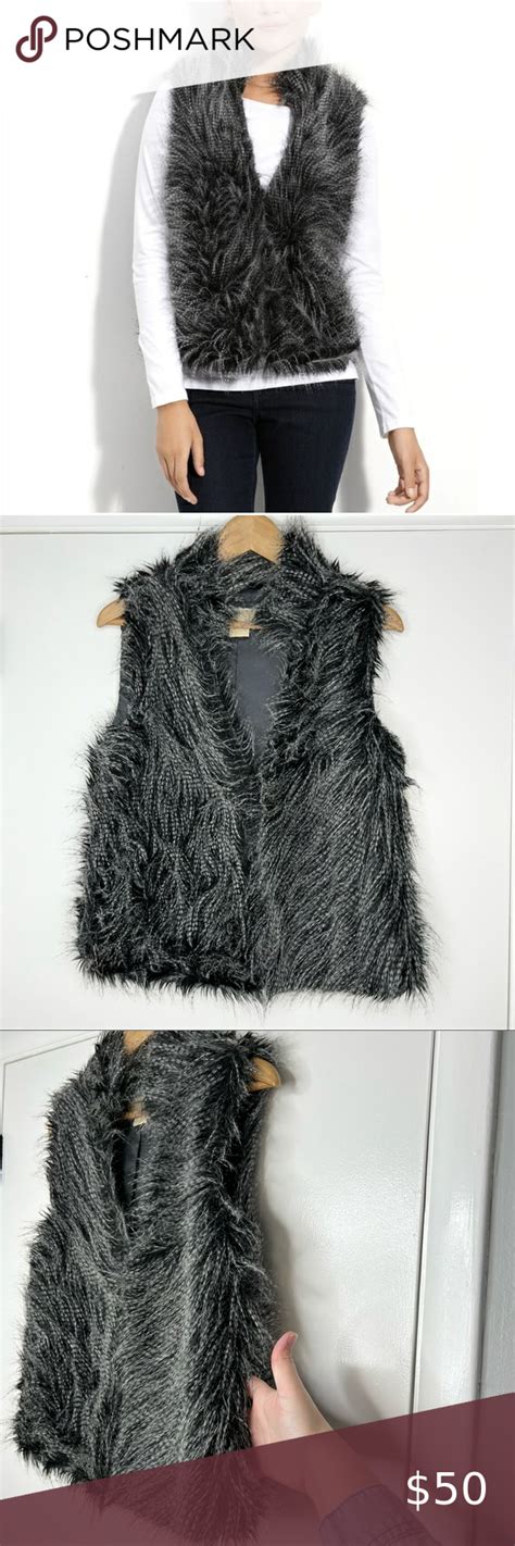 michael kors faux racoon fur vest|mike Kors faux fur vest.